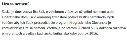 Sulík sa nemení - začína boj proti PS